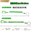 Leash para paddleboard personalizado, correa de mano anti-pérdida, cuerda antideslizante con núcleo de acero, cuerda elástica para deportes acuáticos y cuerda de remolque para kayak