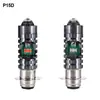 Faro Led para Motocicleta Vehículo Eléctrico H4 Haz Alto y Bajo Integrado Ba20D P15D Rojo y Azul Intermitente Bombilla Modificada