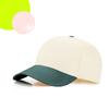 Gorra Visera Protección Solar Personalizada Cuatro Estaciones Versión Coreana Bloqueo de Color Dopamina Gorra de Béisbol de Cinco Paneles Transfronteriza Otto Estilo Popular