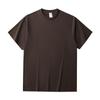 Camiseta de Manga Corta de Algodón Puro para Hombre, Estilo Retro Básico Casual Diario, Camiseta Blanca Lisa Suelta, Corte Holgado