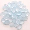 Gota de água de vidro de alta qualidade Pingente de gota de água de jade branco diy Material antigo Brincos de suspensão única Pingente Passo Shake Pingente