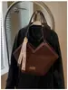 Elegante bolso retro para mujer, nuevo bolso de hombro texturizado de moda de otoño 2026, bolso tote de gran capacidad