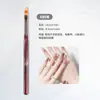 Produto Novo Transfronteiriço Conjunto de Canetas para Nail Art Tinta Vinho com 9 Peças Suporte de Acrílico para Canetas Conjunto de Canetas para Nail Art com Cerdas de Nylon
