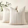 Almohada Decorativa Geométrica Rayada Minimalista Moderna Bohemia Transfronteriza de Amazon para Sofá, Dormitorio, Sala de Estar