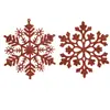 Decorações de Natal da Amazon Flocos de Neve Decorações de Árvore de Natal Enfeites Pendentes Pingentes de Natal Flocos de Neve