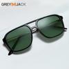 Gafas de sol Moda polariscope lentes cuadradas gafas de sol negras para hombre gafas anti-ultravioleta de alto nivel gafas de visión nocturna