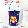 Atacado Transfronteiriço Halloween Desenho Animado Feito à Mão DIY Não Tecido Bolsa de Mão para Doces Bolsa de Mão Infantil Pacote de Material