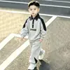 Conjunto de Sudadera para Niños de Primavera y Otoño, Conjunto Deportivo Elegante de Dos Piezas Estilo Coreano para Niños, Ropa de Moda para Niños Pequeños