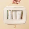 Bolsa de Maquillaje de Alta Gama, Neceser Portátil para Viaje, Bolsa Organizadora de Cuidado de la Piel de Gran Capacidad, Bolsa de Almacenamiento Impermeable Multifuncional