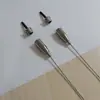 Mástil para Banderola Colgante de Supermercado Aleación de Aluminio para Centro Comercial Clip Abrible Banderín para Póster Banderín Doble Cara Mástil Colgante para Exposición