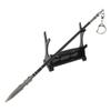 Borde del Agua bosque Chong arma antigua Modelo Bosque Chong flor pistola todo metal artesanías decoración juguete para niño 22cm
