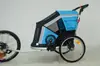 Reboque de Bicicleta Dobrável de Liga de Alumínio para Animais Zhongda / Carrinho Universal Dois em Um para Passeio ao Ar Livre com Animais de Estimação