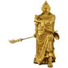 Adorno de Estatua de Bronce de Guan Gong, Estatua de Bronce de Guan Gong con Espadas Cruzadas, Estatua de Adoración para Oficina, Tamaño Grande para Entrada de Sala de Estar