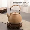 Chaleira para Ferver Chá Doméstica Interna Grande Capacidade Queimada a Carvão Leite Argila Antiga Preço Especial Chaleira de Cerâmica Exterior