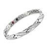 Pulsera de oro para hombre con patrón de serpiente creativo de personalidad europea y americana al por mayor, pulsera de energía magnética de acero inoxidable