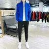 Novo terno masculino outono 2024 moda coreana terno cardigã bonito duas peças jovem uma geração de cabelo