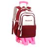 Pescado Natural Mochila Nueva para Niños Grado 3-6 Estudiante de Primaria Barra con Ruedas para Subir Escaleras Doble Propósito Mochila para Estudiante de Secundaria