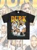 Camiseta de manga corta estampada LilDurk Reardecker Hip-hop retro americano transfronterizo, sudadera de cuello redondo de manga larga con capucha