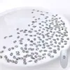 Decorações Brilhantes para Nail Art Mini Zircônia Base Plana Chanfrada Marquise Gota de Água Rombus Pacote Misto de Diamantes para Unhas Rosa Champagne