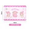 Sanrio Fofo Estilo Estudante Pastoral High-Looking Jogo Americano Doméstico Silicone Isolante Absorvente de Água e Anti-Escaldante Pet Jk