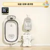Tina de baño para bebé directamente de fábrica, con sensor de temperatura, antideslizante, plegable, adecuada tanto para sentarse como para acostarse, para recién nacidos y bebés