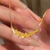 Collar de Diamante Único Cielo Estrellado Súper Brillante para Mujer 2026 Nuevo Simple y Exquisito Acero de Titanio No se Desvanece Cadena para Clavícula Joyería Personalización
