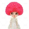 Nueva Peluca Rizada de Lana para Muñeca Bjd, Peluca Afro para Muñeca de Trapo Pequeña, Peluca Rizada para Fideos Instantáneos, Tocado