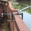 Novo Suporte para Vara de Pesca, Tripé Universal Multifuncional com Clipe para Pesca em Ponte, Suprimentos de Metal