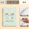 Lote Misto [Fichário de Folhas Soltas] Mengjin] Refil de Reposição para Fichário de Folhas Soltas, Fosco B5, Padrão Diagonal A5