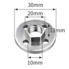 Placa de presión para amoladora angular de tercera generación, tuerca universal tipo 100, accesorios de ferretería para amoladoras angulares, tapa de tornillo de placa de presión hexagonal
