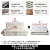 Cama Moderna Minimalista de Alta Gama con Tejido Tecnológico, 1.5X 2m, para Uso en Casa, Cama Matrimonial, Cama de Bodas, Cama Matrimonial 1.8X 2m