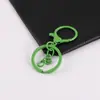 Set de Tres Piezas de Cadena de Dragón Redonda Pintada de Colores Accesorios de Material para Bolsas de Muñecas Colgantes Llaveros Hechos a Mano DIY