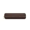 Estuche de Lápices Texturizado Estilo Coreano para Estudiantes Universitarios ins Simple Retro para Hombres y Mujeres Escuela Secundaria Pequeña Capacidad Regalo Bolsa de Papelería Piel de PU