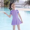 Liquidação de Moda Praia FemininaRoupa de Banho Infantil para Meninas, Peça Única e Biquínis Estilos Populares, Saia de Banho em Liquidação para o Verão