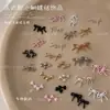 Manicura Mini Francesa Adornos de Cinta de Lazo Nueva Aleación Dulce Más Fácil de Combinar Corbata de Lazo Tridimensional Decoraciones para Uñas