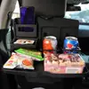 Mesa de Jantar Multifuncional para Encosto de Banco de Carro Bandeja de Jantar Infantil Suporte de Copo para Carro Bandeja Suporte Dobrável Placa de Mesa Pequena para Carro