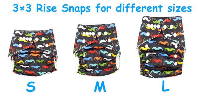 F rise  snaps