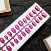 Puntas de Uñas Artísticas Simples Transparentes Estilo Ojo de Gato Anchas Tiras Pre-hechas 30 Piezas Por Tamaño Uñas Portátiles Fábrica Directa Personalización