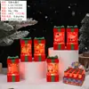 Nova Decoração de Natal Lâmpada de Vento Luminosa Caixa de Música Ornamentos Luz Noturna Criativa Luz de Vela Presentes para Amigos Venda por Atacado