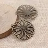 38x35mm 4g Bronze Antigo ZAKKA Acessório Vintage Pingente de Flor