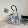 Bolso de Gran Capacidad para Mujer 2026 Nuevo de Moda Verano Casual Moda Lunares Bolso de Hombro para el Trabajo y los Viajes Bolso Tote