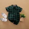 Mameluco de Verano para Bebé Niños, Vestido de Caballero, Traje Completo para Gatear de Un Año Fabricante Promoción al por Mayor Q