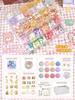 Frisado artesanal DIY Material Bolsa Pulseira Infantil Meninas Brinquedos Meninas Auto-frisado Glaze Pulseira Princesa Colar