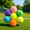 Bola de tênis sonora ultrapequena personalizada 38mm bola de apito para pet bola de presente material ecológico brinquedo mastigável