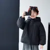 Ropa de Otoño e Invierno para Niños Chaqueta Acolchada de Terciopelo Plus 2026 Nuevo Estilo Coreano Chaqueta de Algodón Gruesa Ligera para Bebé Niño