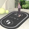 Esterilla de Yoga Silenciosa Absorbente de Impactos Antideslizante Esterilla de Baile Deportiva para Hombres y Mujeres Fitness Esterilla para Saltar Estirada y Ampliada Esterilla para Yoga Aeróbicos