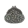 Bolso de Mano Transfronterizo Cristal de Trigo Bolso de Mano Resistente Bolso de Noche Elegante Incrustado de Diamantes Banquete de Bodas Fiesta