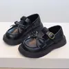 Zapatos de Princesa con Lazo para Niñas 2026 Nuevo Estilo Primavera/Otoño Moda Infantil Versátiles Zapatos Casuales Suela Suave Mary Jane Zapatos de Una Sola Hebilla