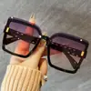 Gafas de Sol Cuadradas de Moda con Personalidad Europeas y Americanas para Mujer, Verano, Protección UV, Protector Solar, Moda, Parasol para Exteriores, Gafas de Sol