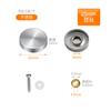Espejo publicitario de acero inoxidable 304, cubierta decorativa para uñas, tornillo para uñas de vidrio, cartelera acrílica, fea tapa con hebilla decorativa